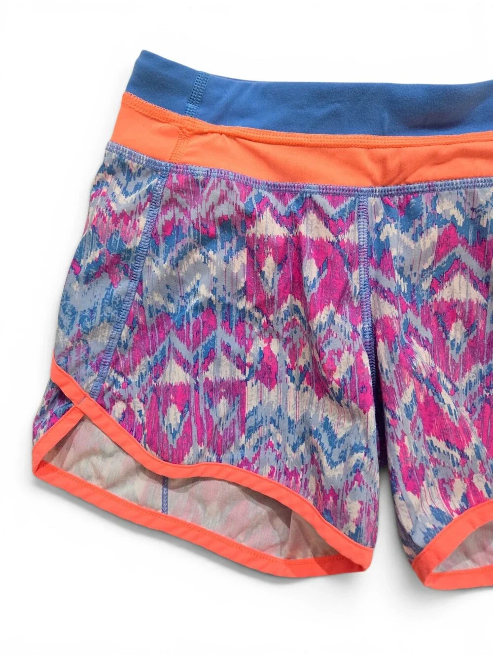 IVIVVA by Lululemon Run Speed Girl Shorts Ikat Print Size 10 Athletic